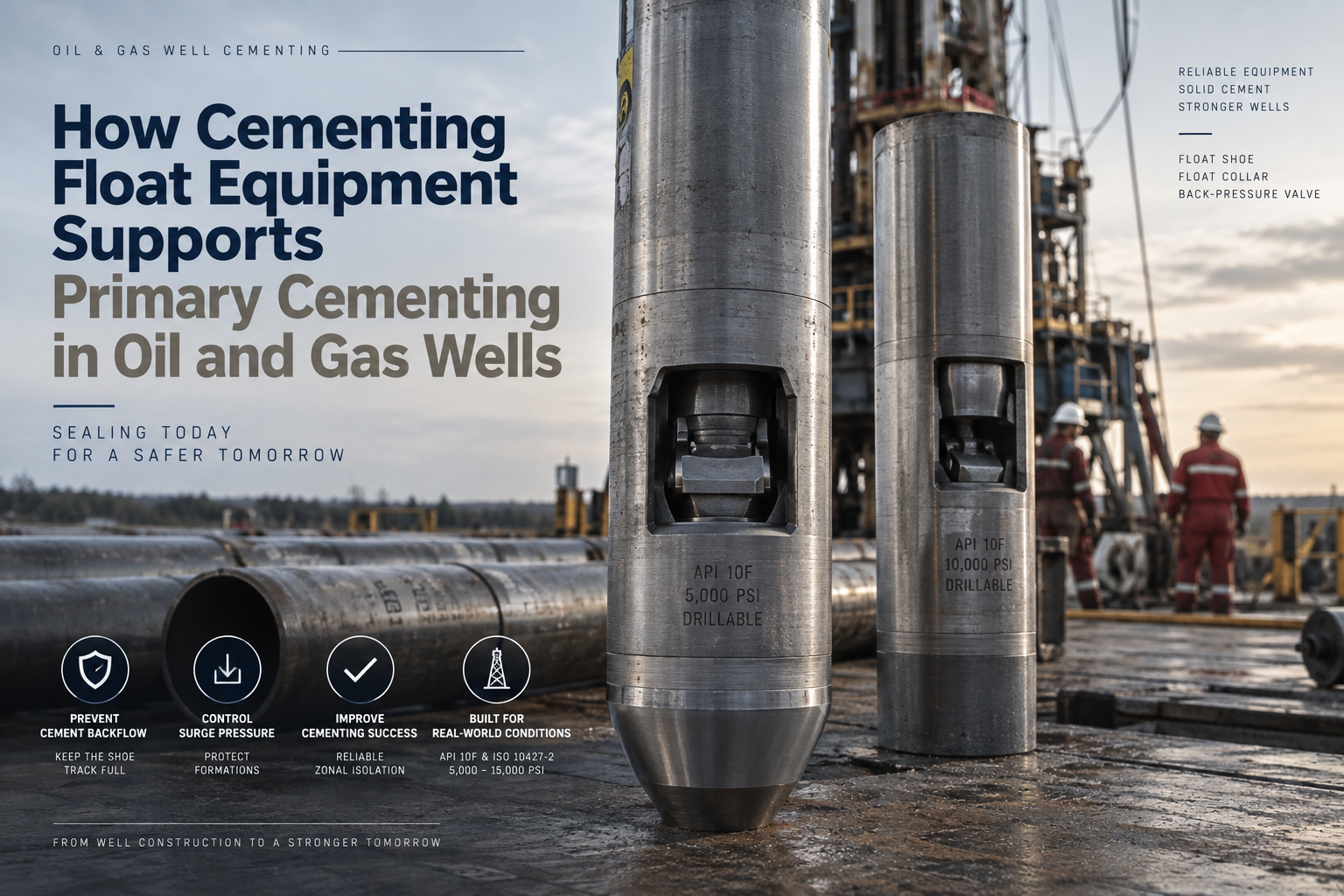 नवीनतम कंपनी ब्लॉग के बारे में कैसे सीमेंटिंग फ्लोट उपकरण तेल और गैस कुओं में प्राथमिक सीमेंटिंग का समर्थन करता है
