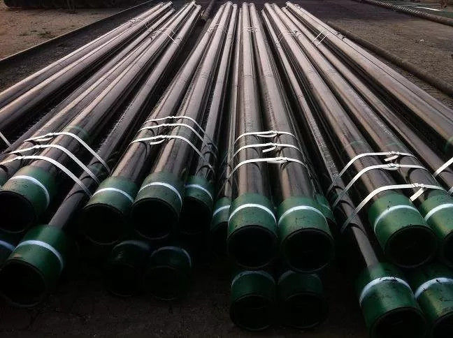 एपीआई 5सीटी मानक 13-3/8 54.5lb/ft J55 आवरण संयुक्त बीटीसी तेल ट्यूबिंग और सुरक्षा के साथ पूर्ण आवरण रिंग और निपल्स के साथ