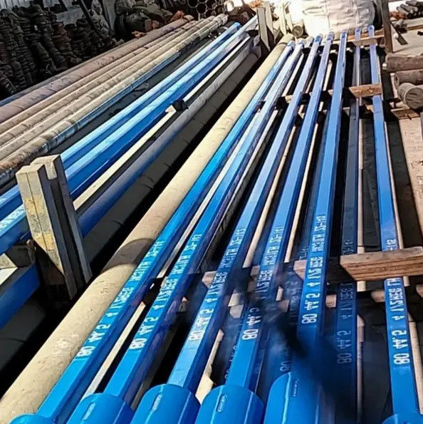 2-1/2 इंच 6-5/8REG NC26 स्क्वायर रोटरी केली तेल क्षेत्र ड्रिलिंग के लिए